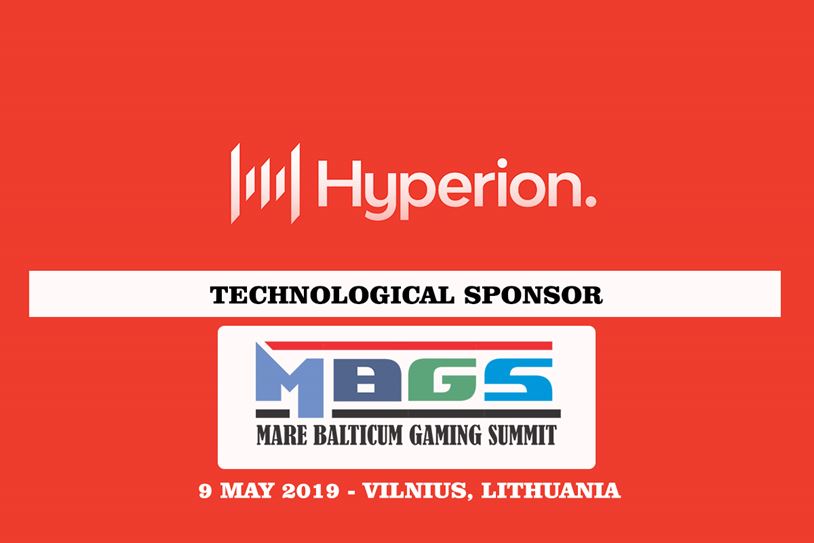 Hyperion Tech announced as technological sponsor at Mare Balticum gaming summit 2019