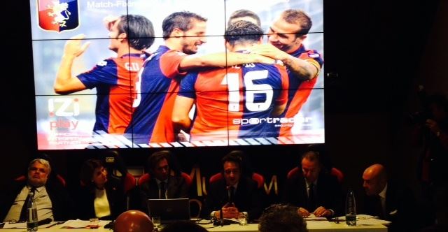 Genoa calcio: "Con Izi Play rapporto di massima collaborazione e stima"