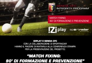 'Match Fixing: 90’ di formazione e prevenzione’, domani a Genova il progetto Iziplay