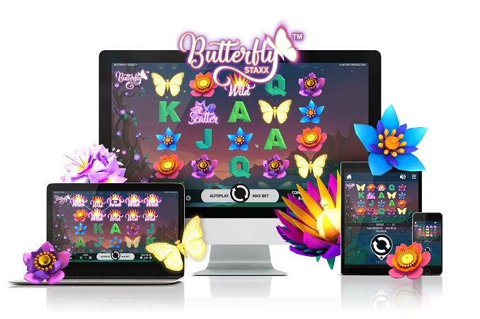 NetEnt sparkles with launch of low poly graphic title Butterfly Staxx