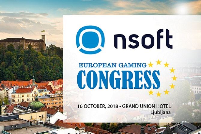NSoft becomes General Sponsor at the inaugural European Gaming Congress (EGC 2018) Ljubljana