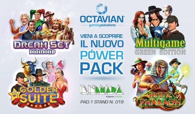 Octavian Gaming Solutions, a Enada Roma con tre nuovi multigioco