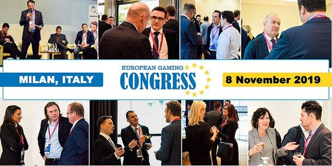 Mark your calendar, 8 November 2019, Milan, European Gaming Congress (EGC) and the Southern European Gaming Awards (SEG Awards)