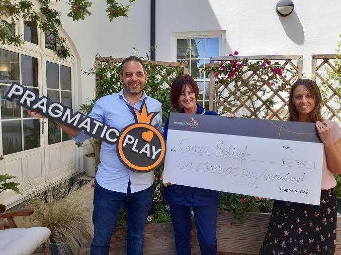 Pragmatic Play makes 10,200 £ donation to Cancer Relief