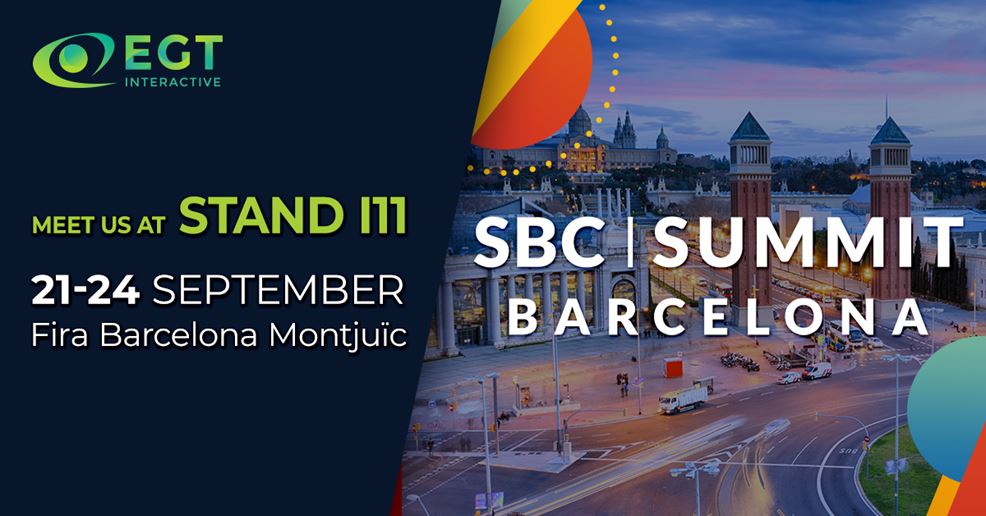 EGT Interactive will exhibit at SBC Summit Barcelona