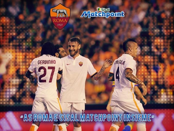 AS Roma e Sisal Matchpoint insieme nella prossima stagione: il nuovo top sponsor dei giallorossi
