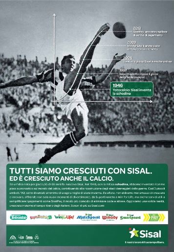 Sisal, al via la prima campagna istituzionale: dal 1946 una storia che accompagna l’Italia