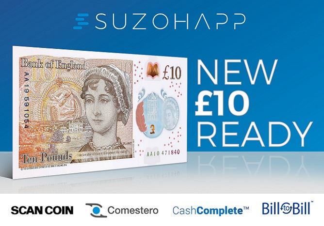 SUZOHAPP ready for new polymer £10 banknote