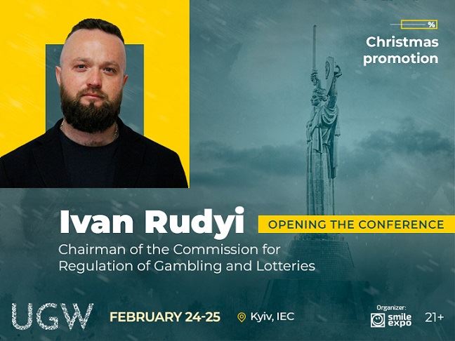 Head of the Commission for Regulation of Gambling and Lotteries Ivan Rudyi to Speak at Ukrainian Gaming Week 2021