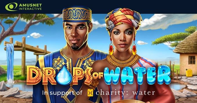Amusnet Interactive lancia la prima charity slot: 'Drops of water'