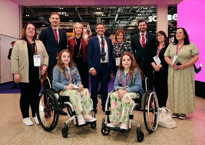 Clarion present Chips wheel chairs at Ice London