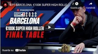 Ept Barcelona: il meglio del poker di Spagna in diretta streaming fino al 21 agosto