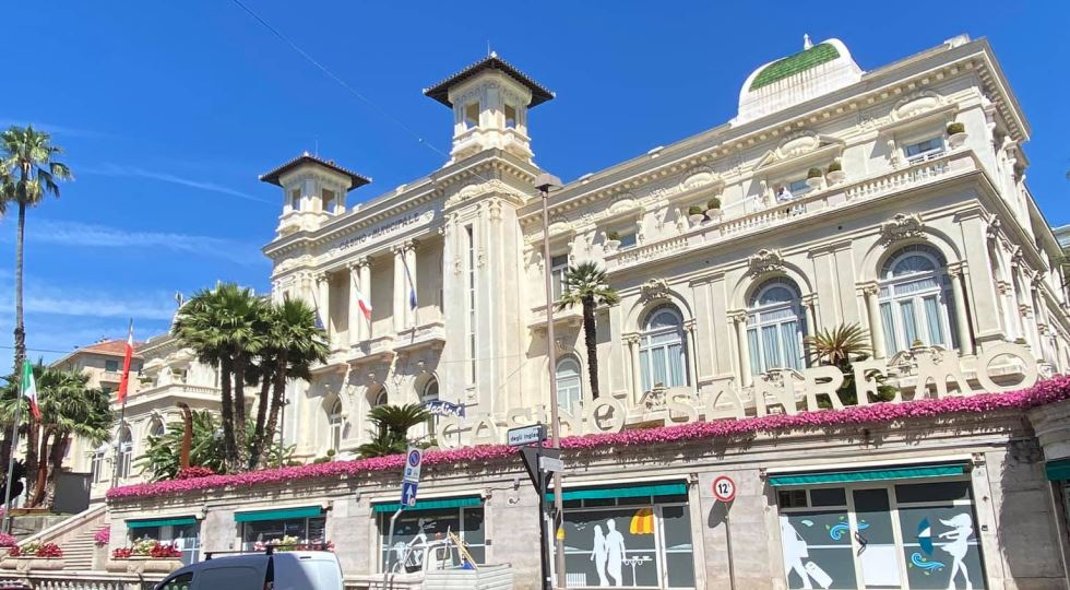 Foto tratta dalla pagina Facebook del Casinò municipale di Sanremo