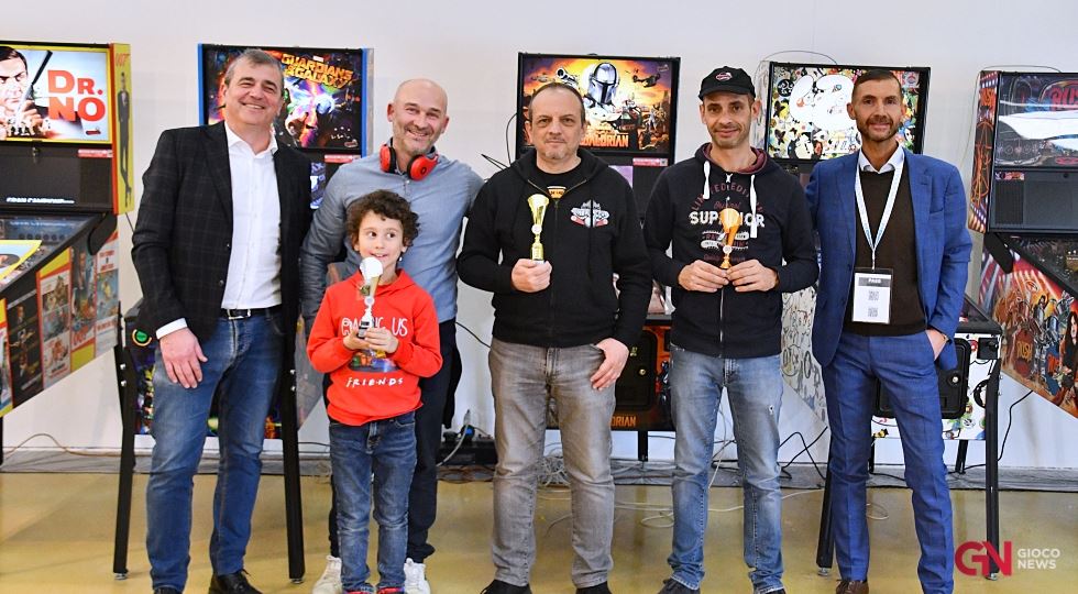 Sports pinball machine: Di Stefani won the FEE Pinball tournament in Bergamo