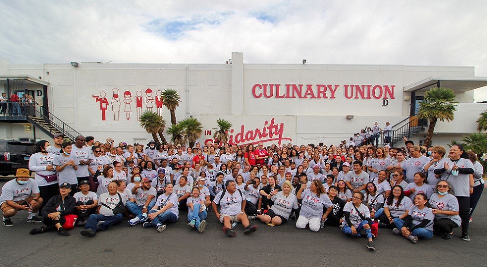 foto tratta dalla pagina Facebook di Culinary Workers Union Local 226