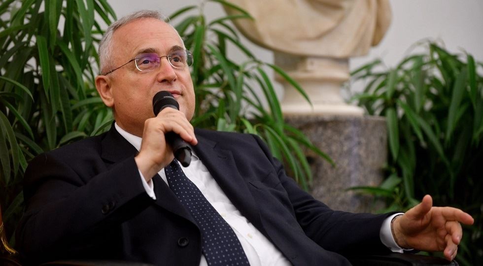 Il senatore Claudio Lotito © SS Lazio - Sito ufficiale 