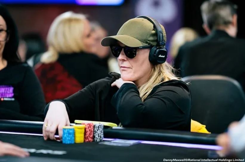 (Foto: Main Event chip leader Christina Solli, @PokerStars Blog)