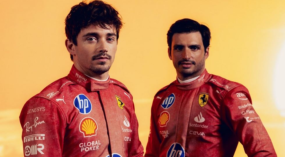 Charles Leclerc e Carlos Sainz Jr  © Scuderia Ferrari - Pagina Facebook ufficiale 