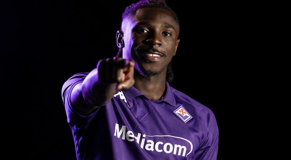  Moise Kean  © Acf Fiorentina - Sito ufficiale 