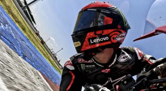 Bagnaia - Foto tratta dal profilo Instagram del pilota