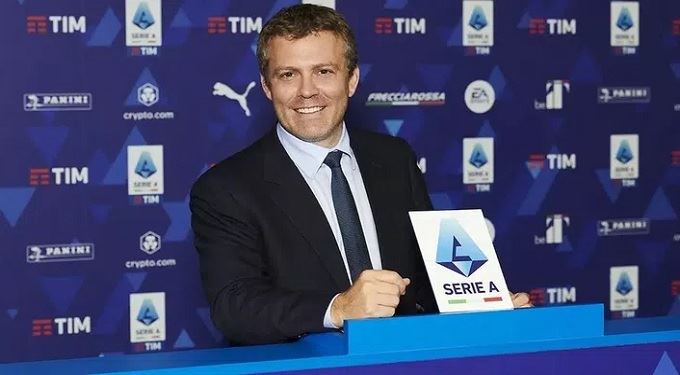 Il  presidente della Lega Serie A, Lorenzo Casini ©  Lega Serie A - Sito ufficiale 